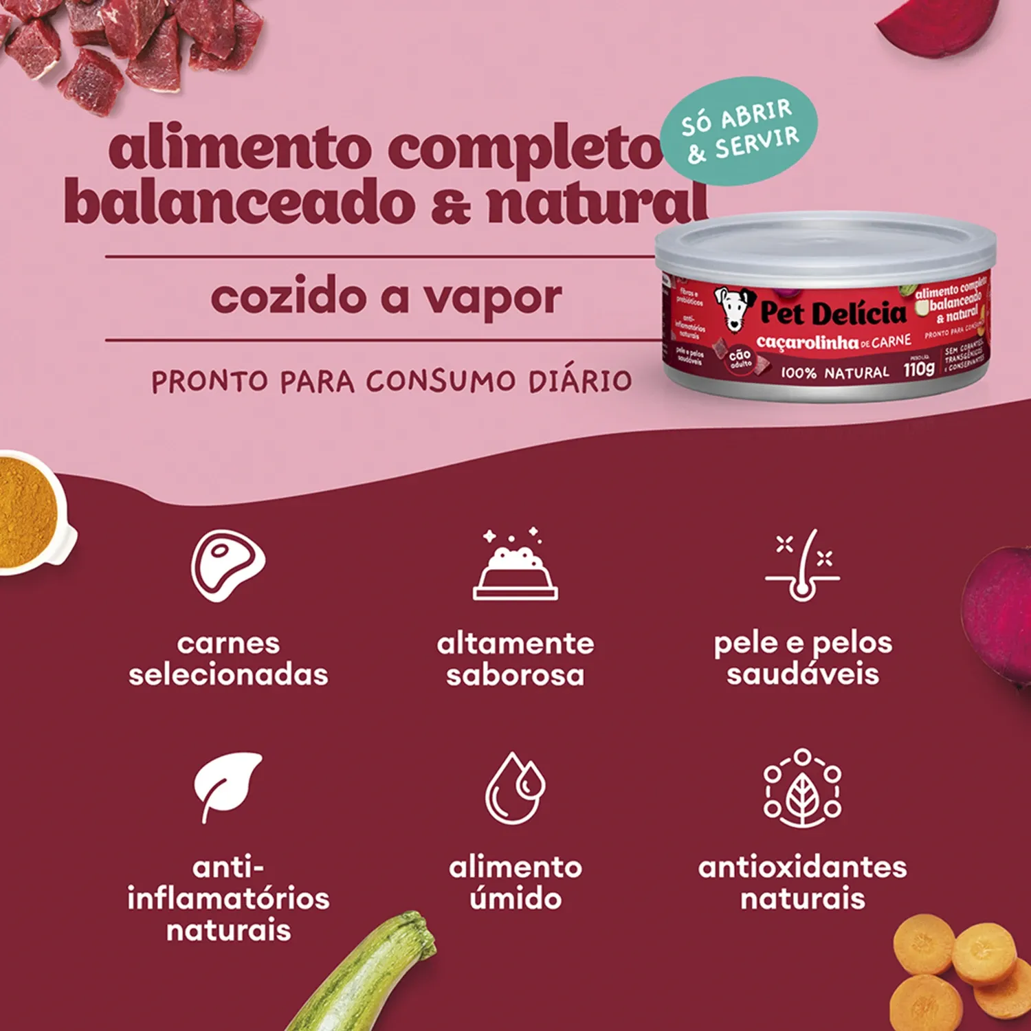 Alimento Completo e Balanceado 110g